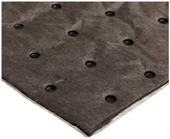 15" x 19" Gray Universal Bonded Heavy Weight Perforated Sorbent Pad | L90902 RatchetStrap.Com