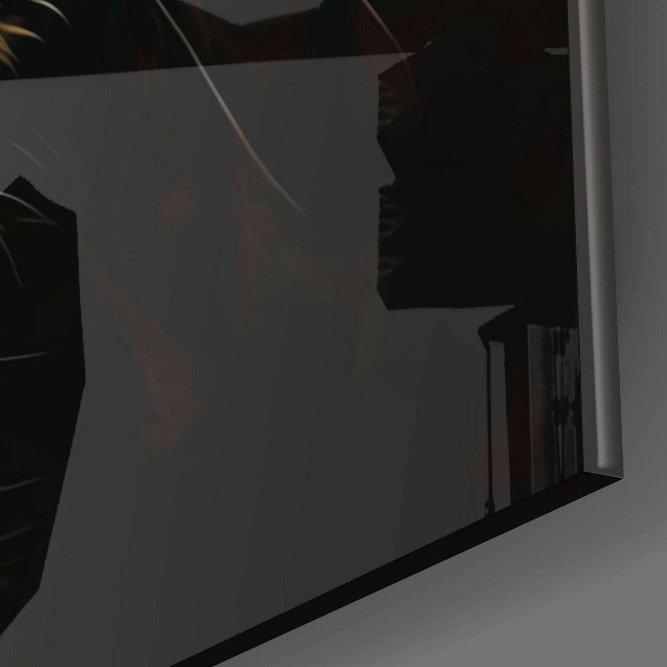 Leopard Glass Wall Art || Designer Collection Insigneart USA