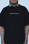 Fly Supply Co Fly Supply Co Love Who Loves You (Black - Oversize Shirt)