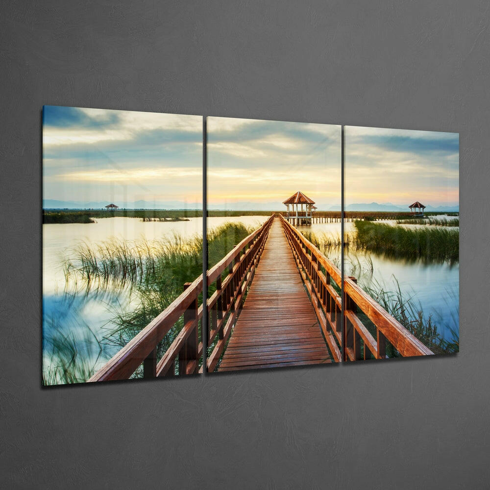Insigneart USA Insigneart USA Pier Mega Glass Wall Art