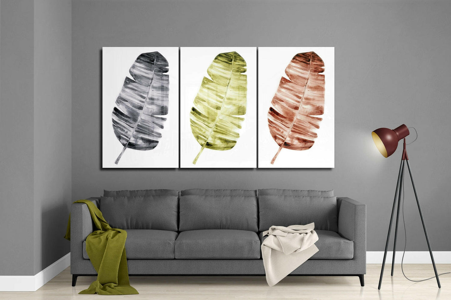 Insigneart USA Insigneart USA Leaves Mega Glass Wall Art