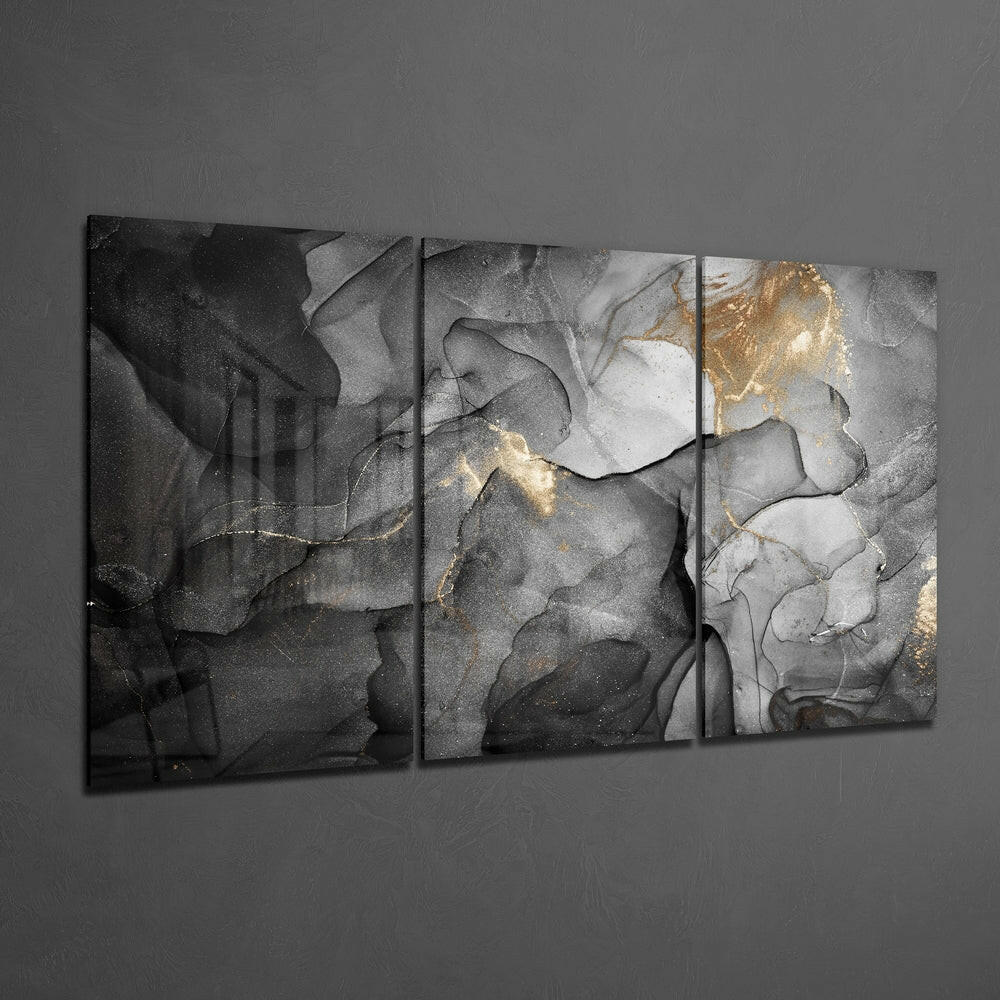 Insigneart USA Insigneart USA Noble Gray Glass Wall Art
