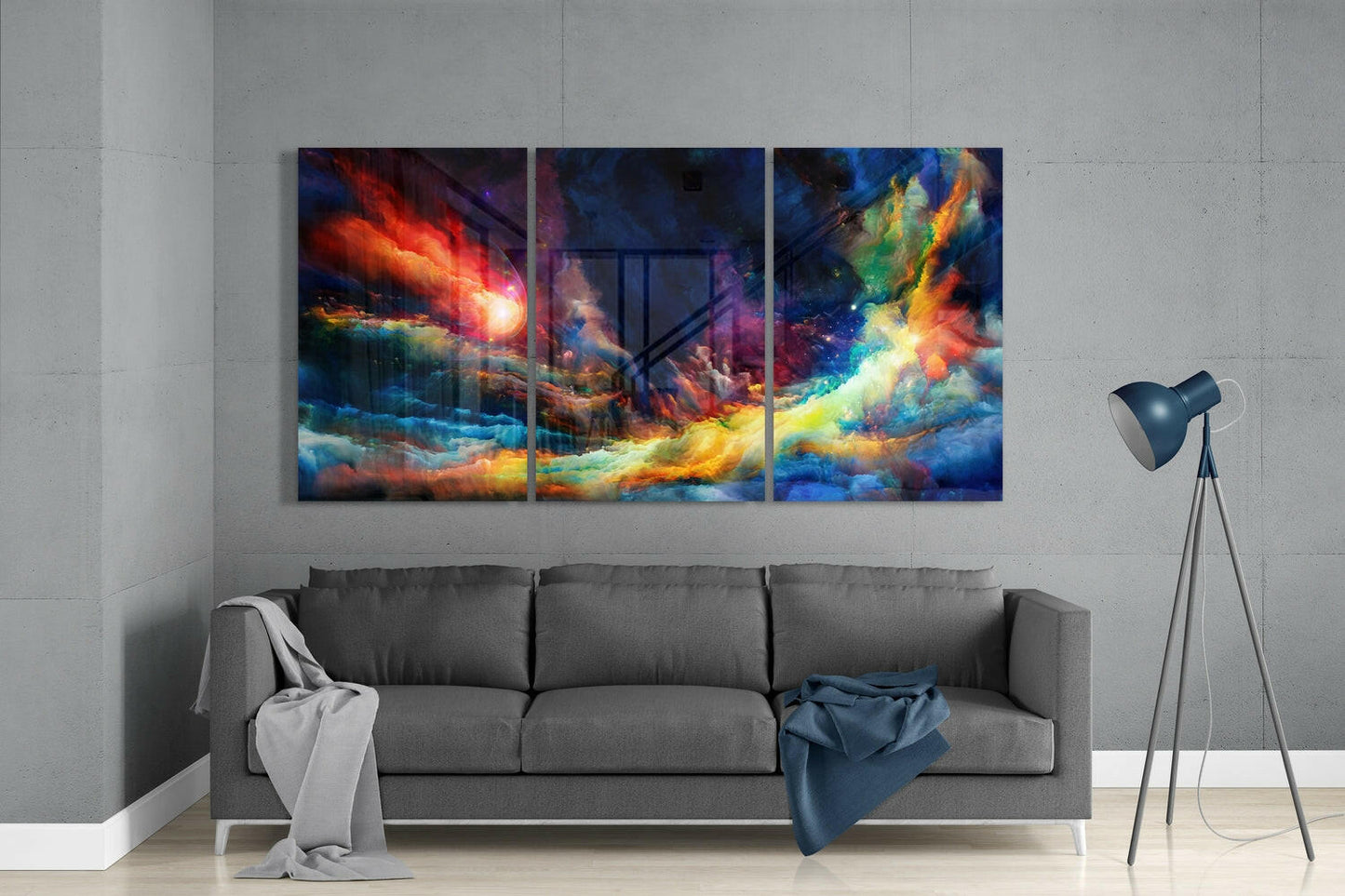 Insigneart USA Insigneart USA Colors of Space Glass Wall Art