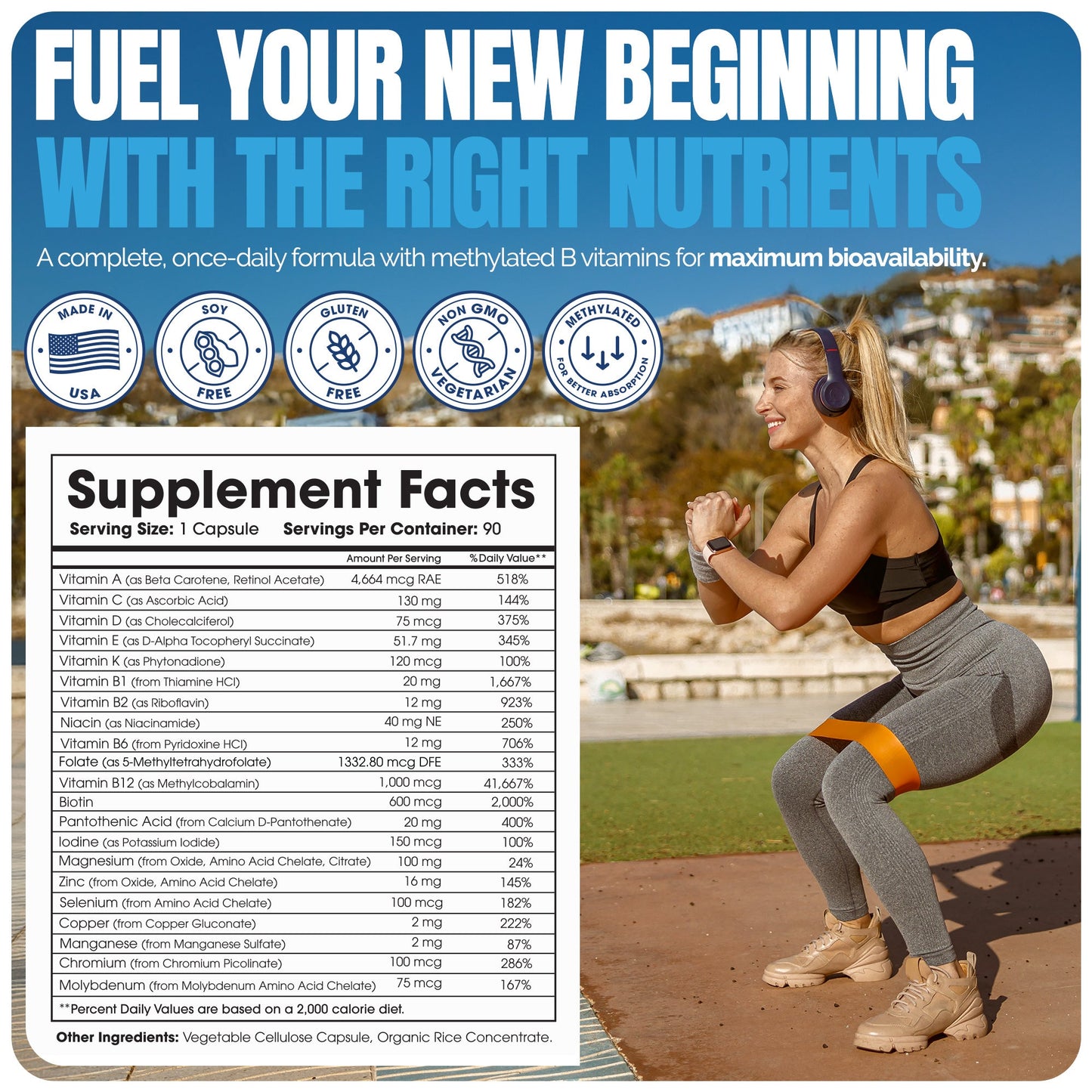 Shiny Leaf Shiny Leaf Methylated Bariatric Multivitamin Without Iron