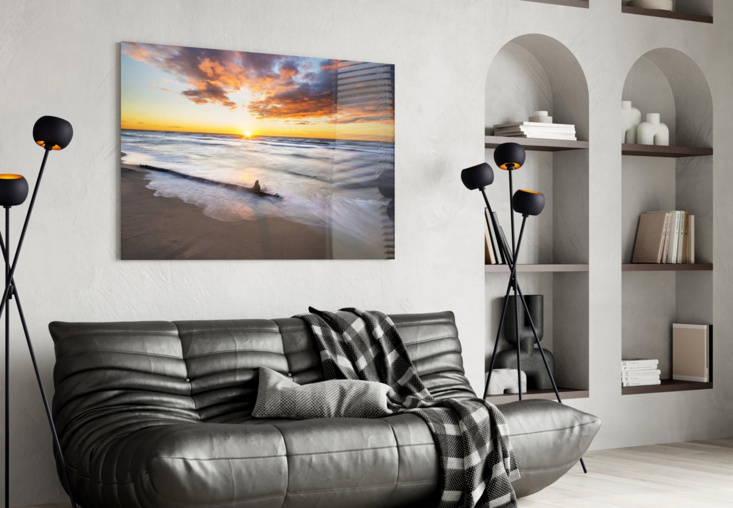 Insigneart USA Insigneart USA Sunset Glass Wall Art