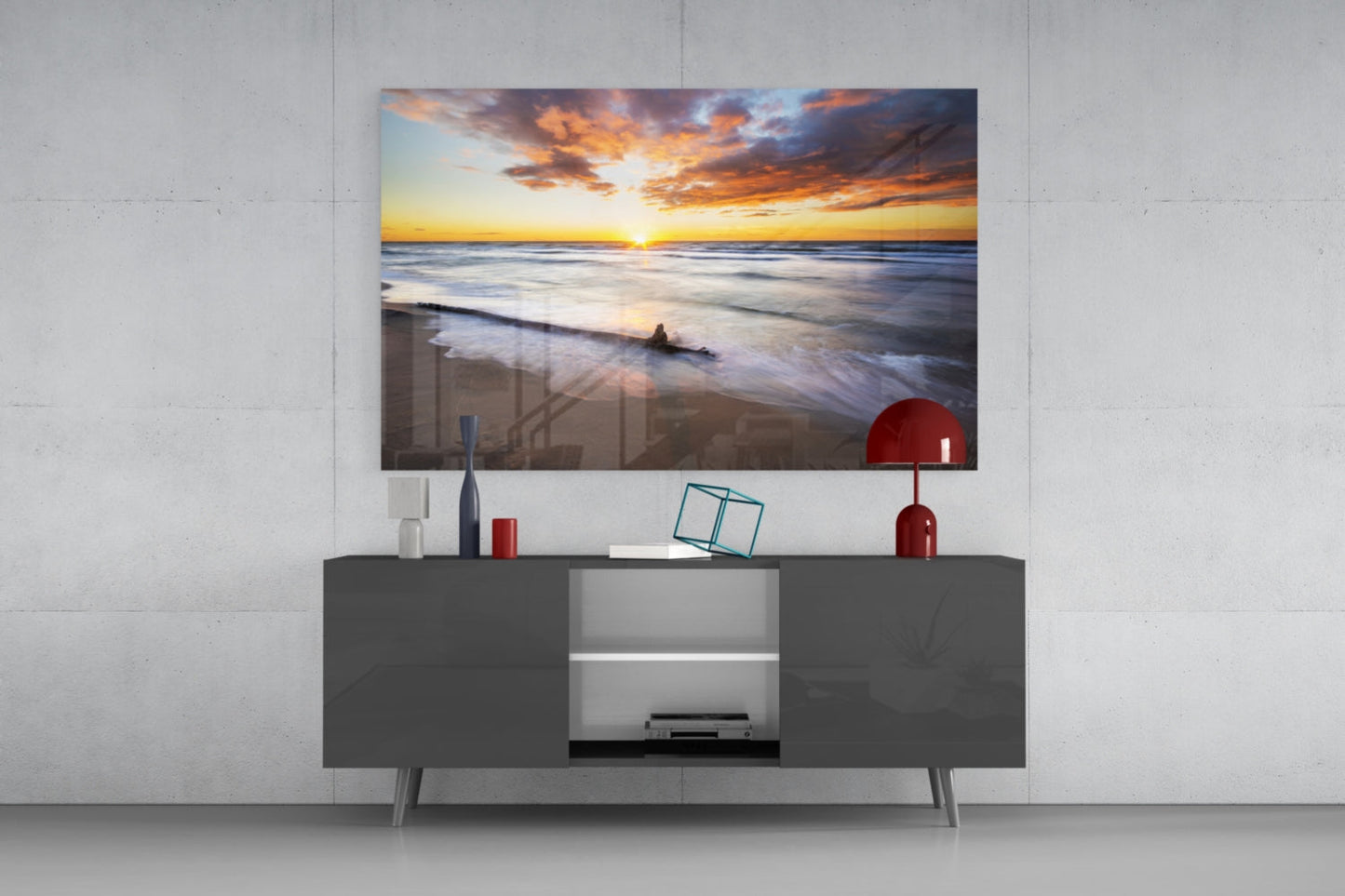 Insigneart USA Insigneart USA Sunset Glass Wall Art