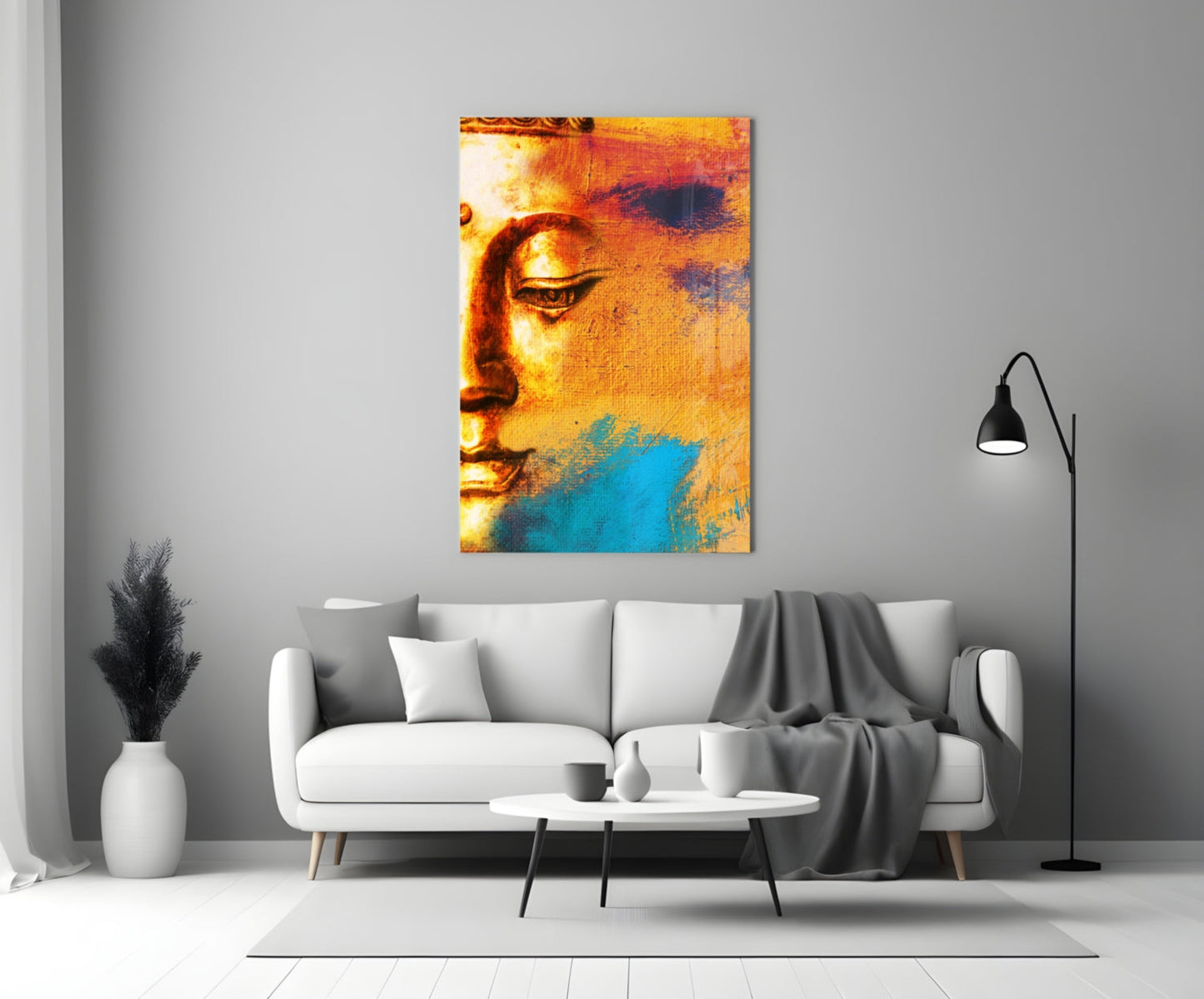 Insigneart USA Insigneart USA Buddha Portrait Glass Wall Art