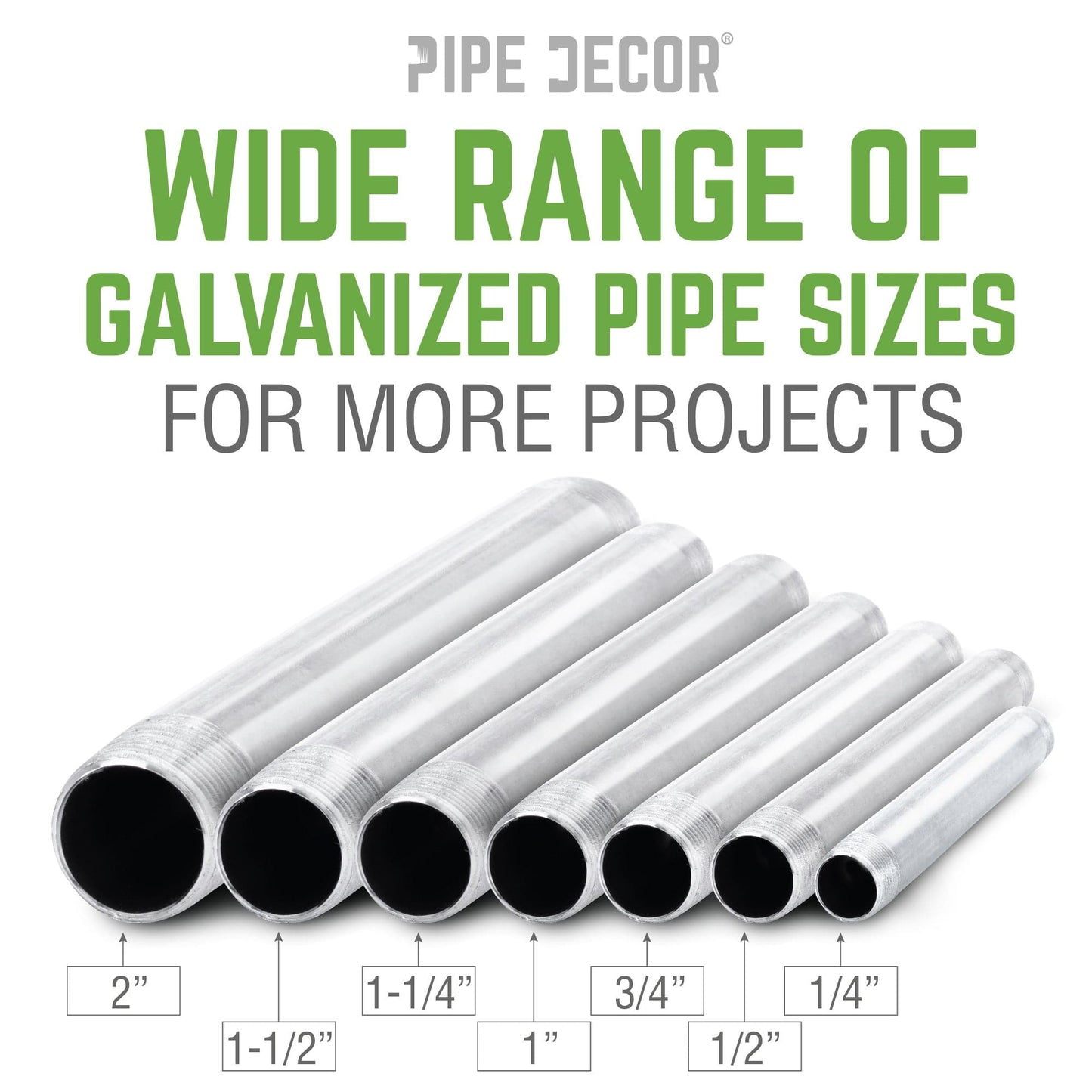 1/4 in. x 3 1/2 in. Galvanized Pipe