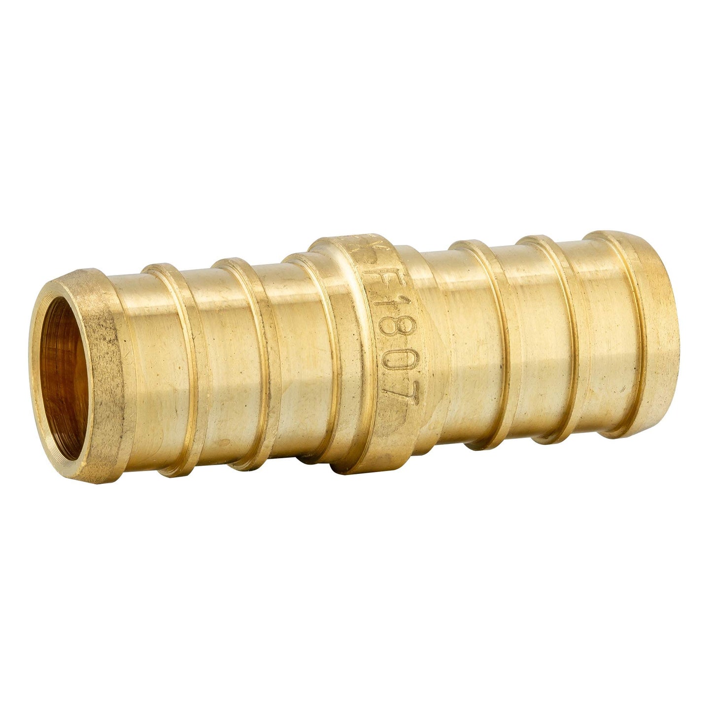 Shokotsu Metal pipe connectors PEX-B Crimp 1/2" PEX x 1/2" PEX Coupling (Lead Free)