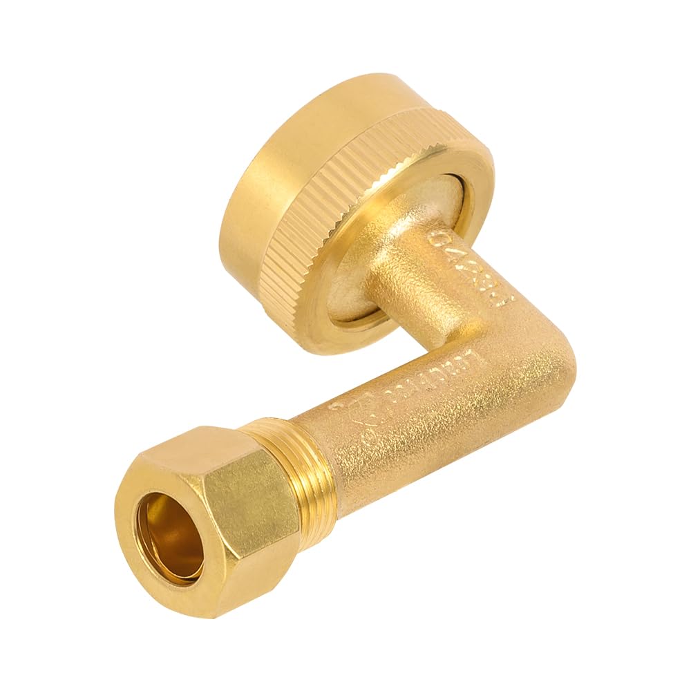 3/8" OD x 3/4" F FHT Dishwasher Swivel Elbow