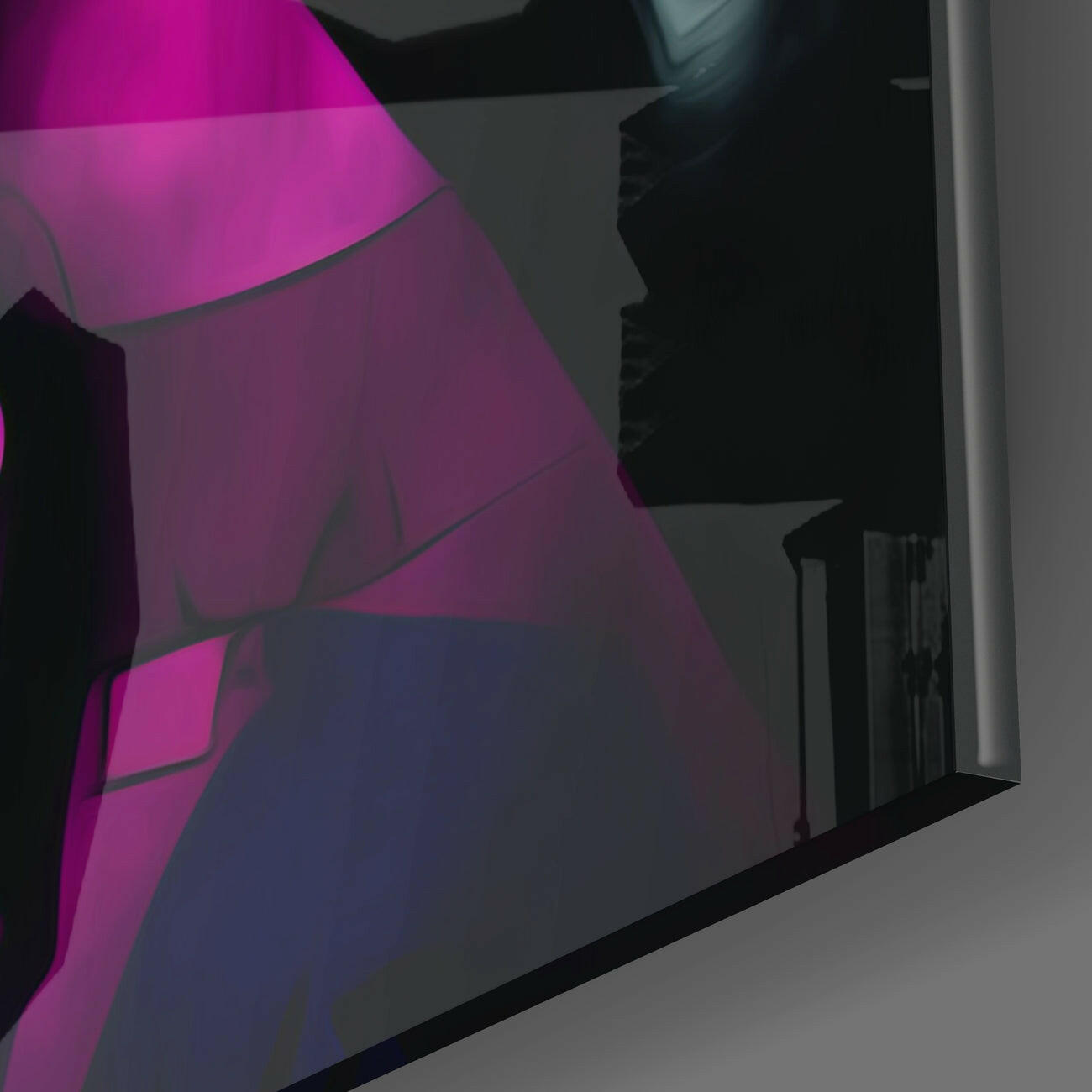 Insigneart USA Picasso's Mind Glass Wall Art || Designer Collection
