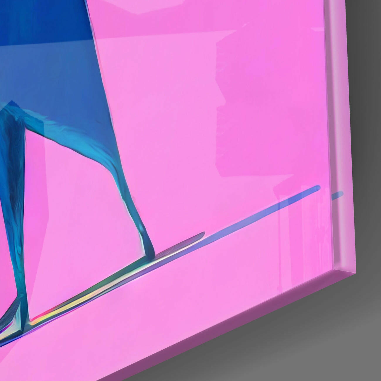 Picasso's Mind Glass Wall Art || Designer Collection Insigneart USA