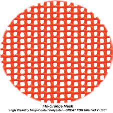 Red Warning Flag - Vinyl Mesh on Wooden Dowel 2 PACK | RWFX2