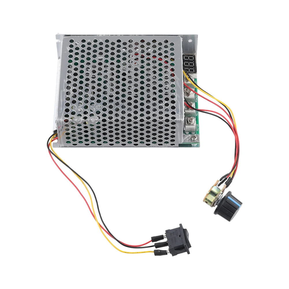 PWM DC Motor Speed Controller DC 10-55V Regulating Current DC Speed Controller 12V 24V 48V Forward/Reverse Electronic Components