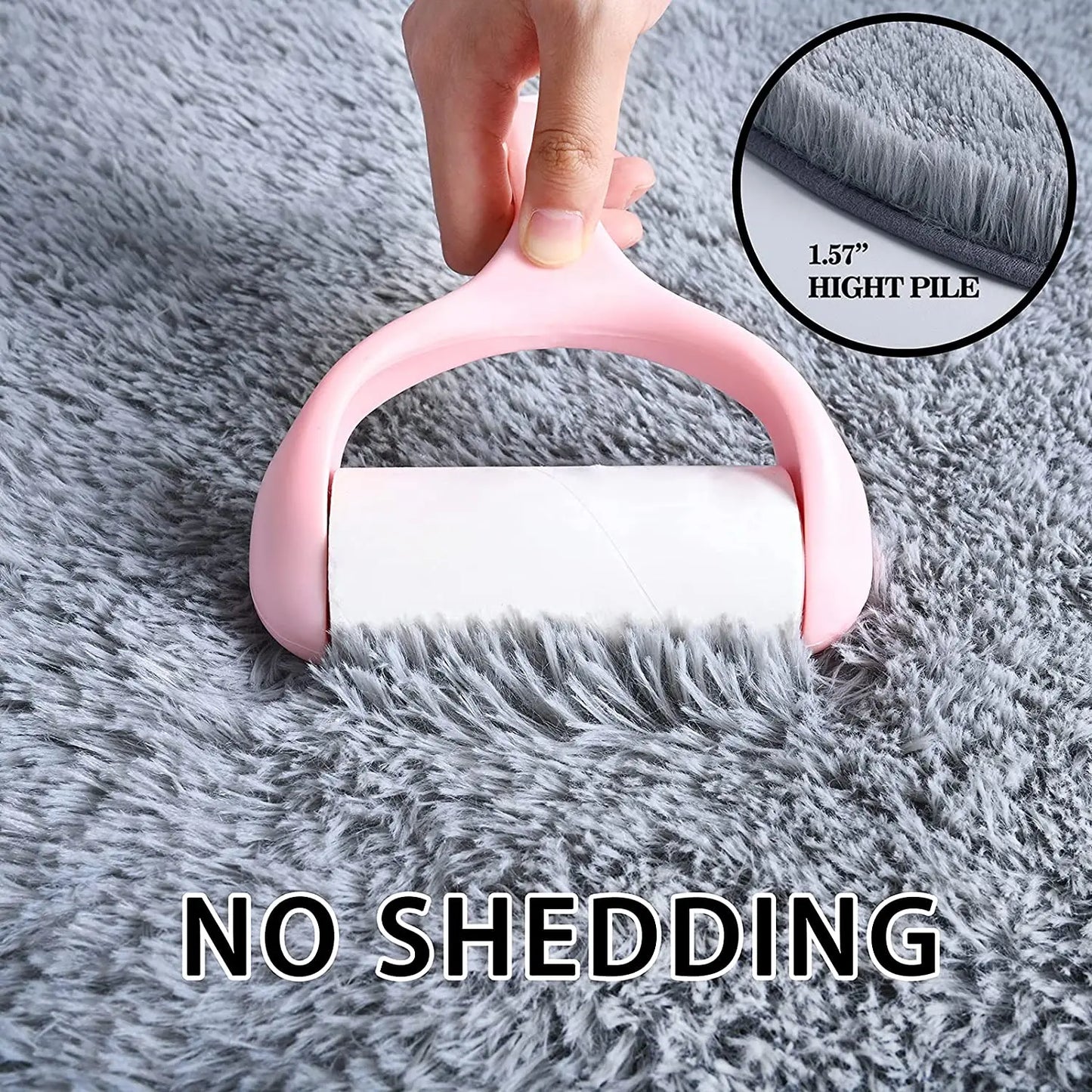 Luxury Velvet Fluffy Carpet Soft Children Rugs Room Mat Modern Shaggy Area Rug for Bedroom Bedside Home Decor