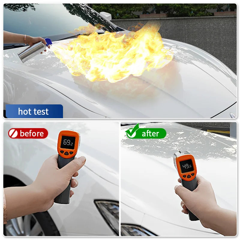 Hgkj 300ML Car Ceramic Coating Wax Liquid Glass Car Body Polish Spray Paint Hydrophobic Agent Shine Protection Auto Accessories