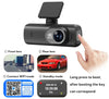 UHD 4K Dash Cam Dual Lens Driving Recorder Car DVR 1080P Rear Lens Camera Built-In WiFi GPS 24-Hour Parking Monitoring Black Box EzBuyCo