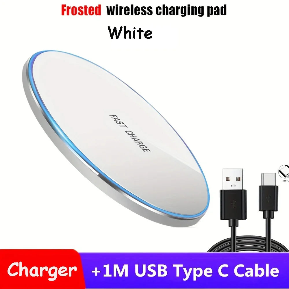 120W Fast Wireless Charger iPhone for 15 14 13 12 Max XR X Induction Wireless Charging Pad For Samsung S22 S21 S20 S10 9 Note