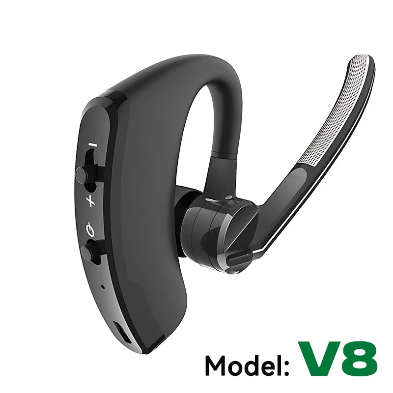 VAORLO V9 Bluetooth-навушники Спортивні автомобільні бездротові навушники з мікрофоном HD Handsfree Дзвінки Стерео-музика Бізнес-гарнітура V8