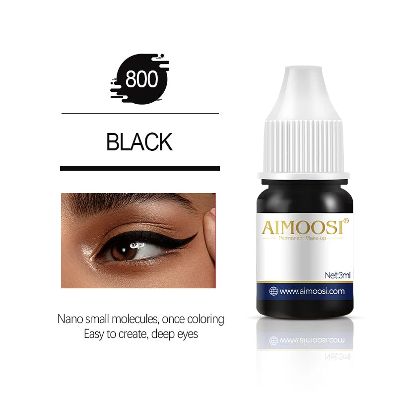 Tattoo Ink Nano Pigment Milkly Colors For Semi Permanent MakeUp Sets Tint Eyebrow Eyeliner Lips Beauty 3ml Microblading Pigments