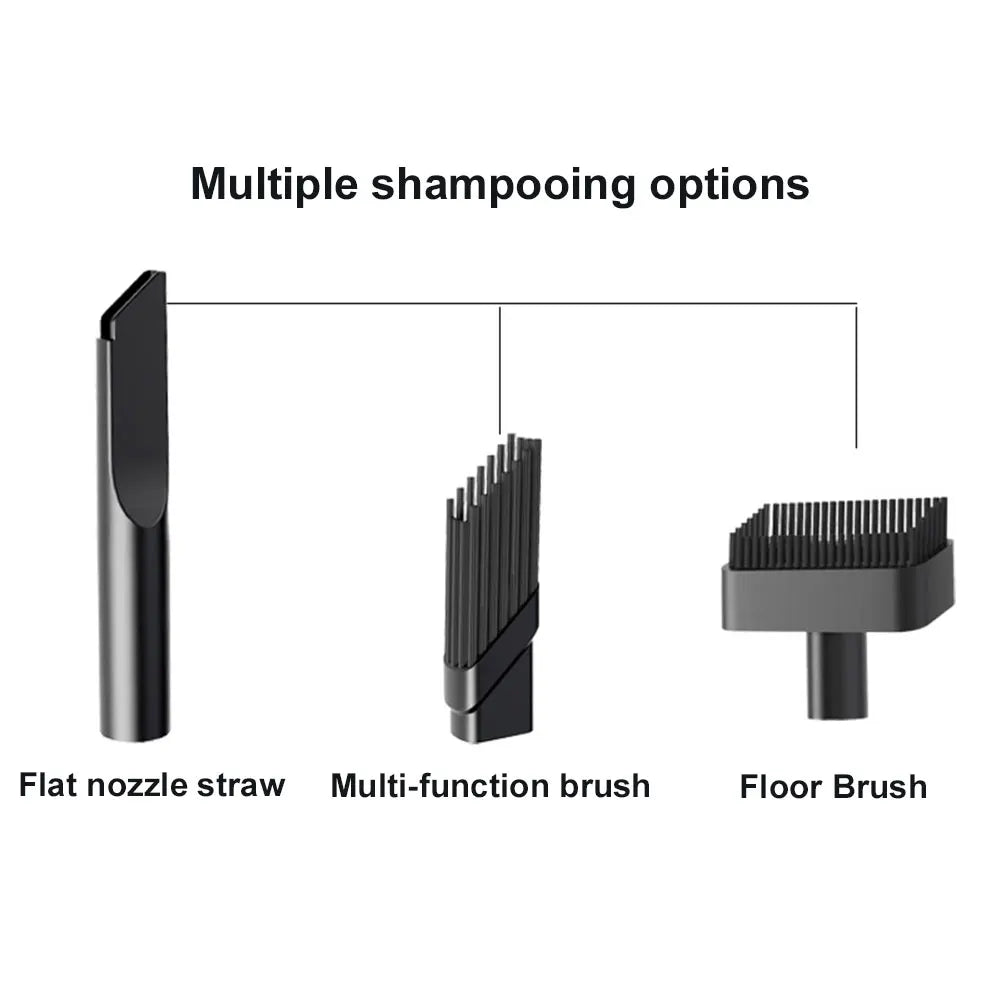 Car Vacuum Cleaner 120W High Power Portable Mini Vacuum Rechargeable Dust Buster Strong Suction for Car Home Office Pet