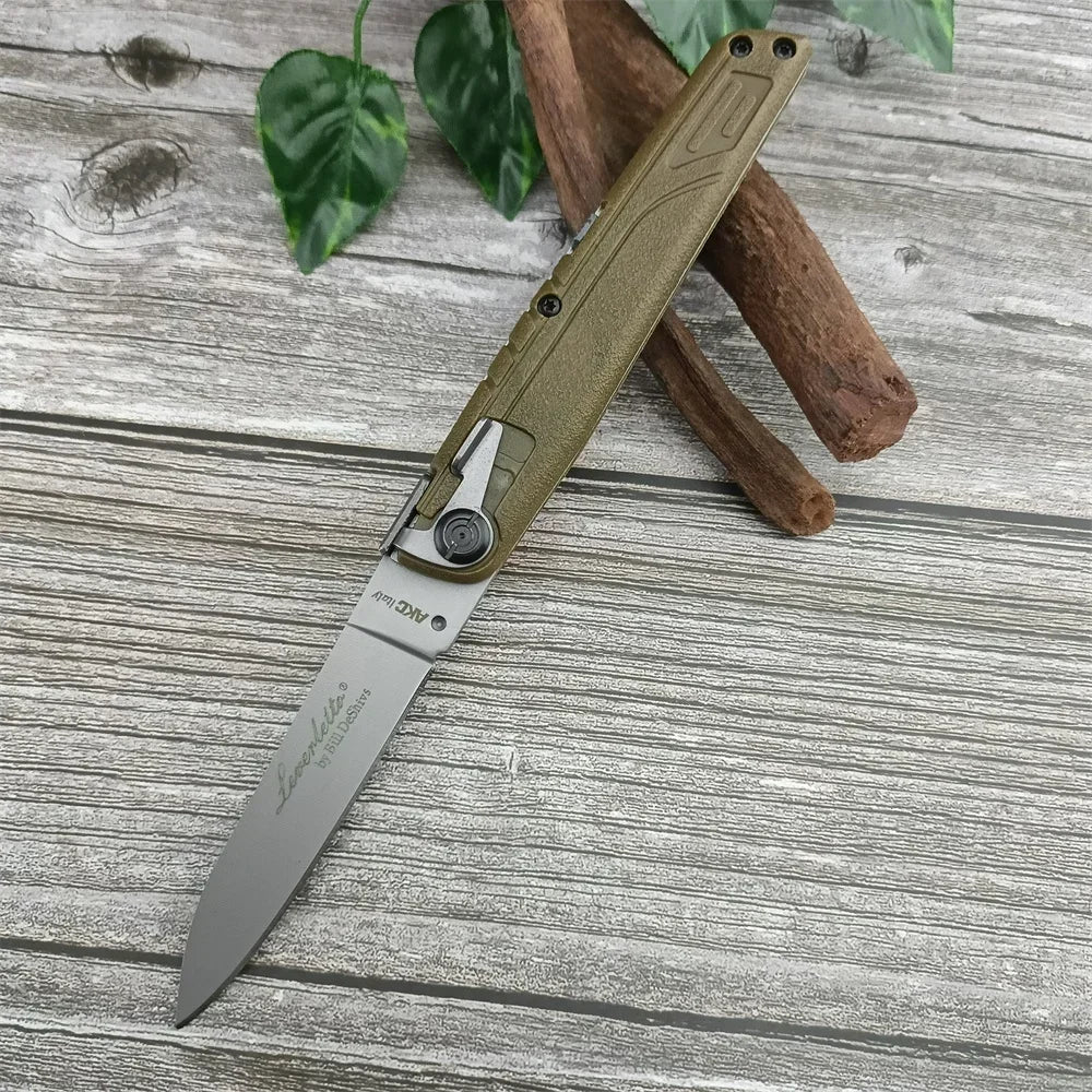 Tactical Outdoor EDC Survival Folding Knife 440C Steel Sharp Blade Durable Hunting Pocket Knife Camping Multi-purpose Tools