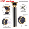 USB Rechargeable Hair Clipper Barber Professional Electric hair trimmer Shaver Trimmer Beard 0mm Hair Cutting Machine for men