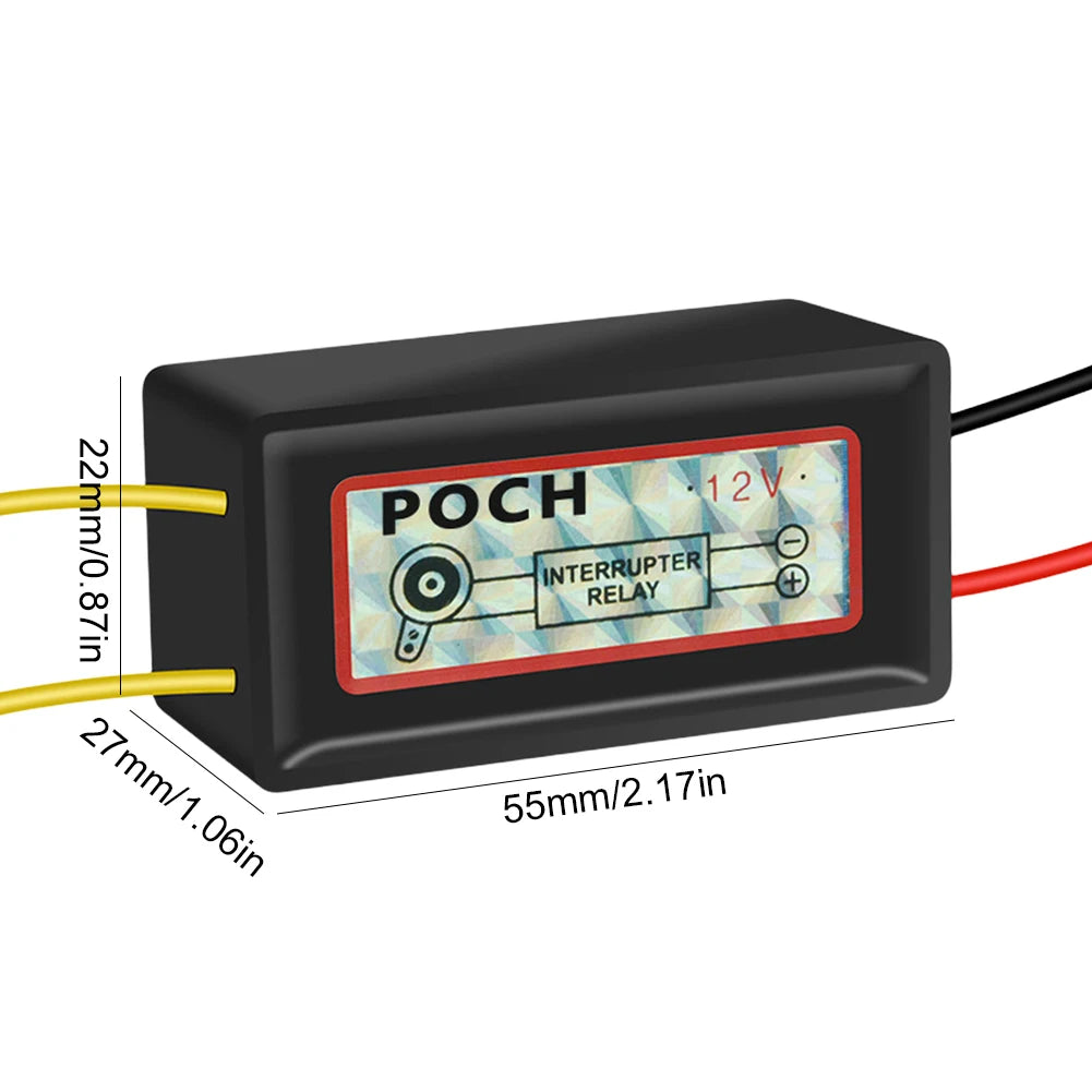 12V Horn Interrupter Relay Horn Auto Speaker Signal Relay Horn Relay for Making Horn Sound Disconnect Breaker