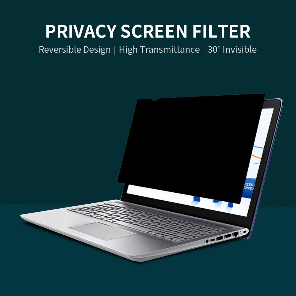 Privacy Screen Filter Reversible High-transmittance 30° Invisible Anti-UV Anti-glare Film for 23.8'' Monitor with 16:9 Aspect