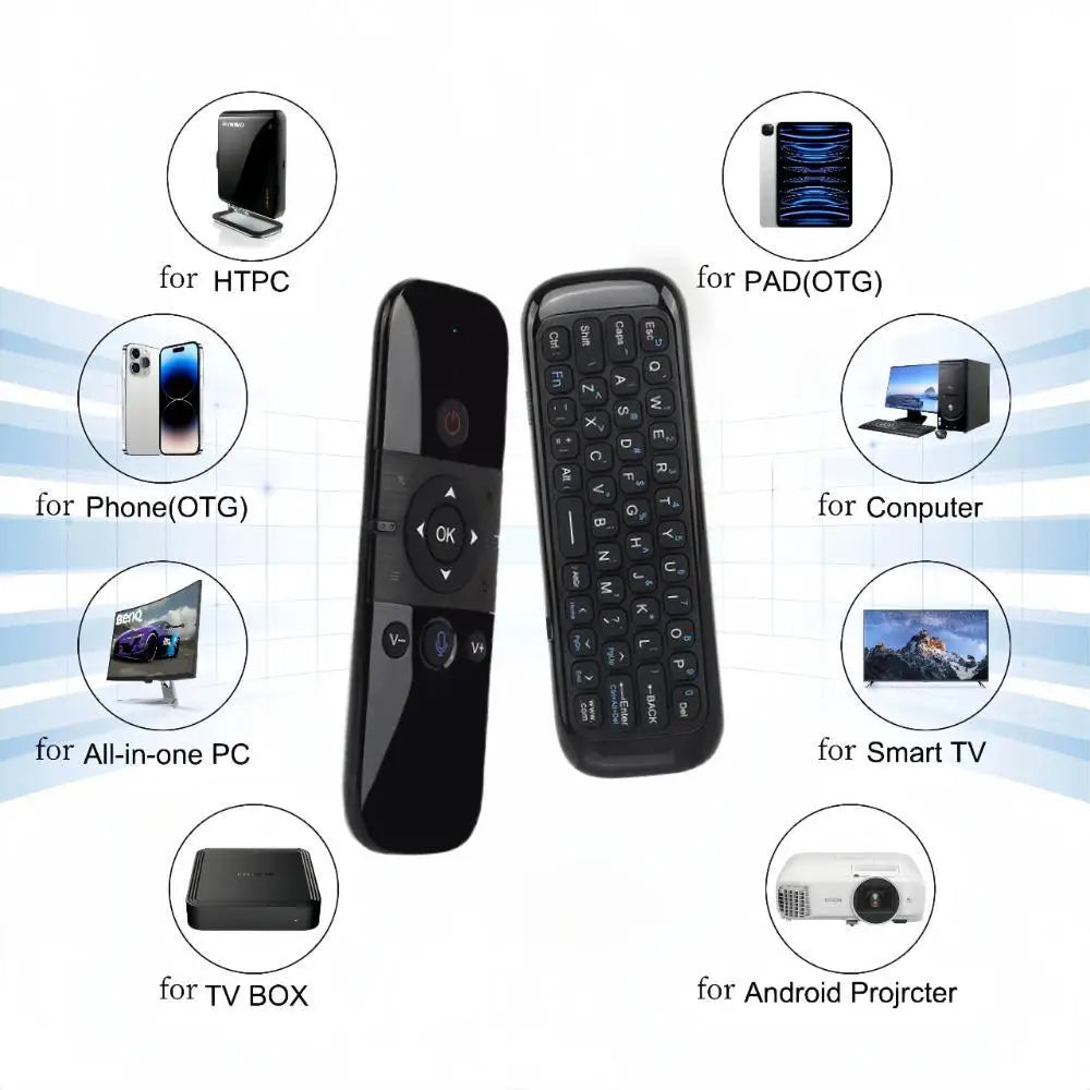 M8 Air Mouse з подвійним режимом 2.4G BT5.0 для Google Voice Assistant Remote Control Wireless Mini Keyboard for Android TV BOX PC