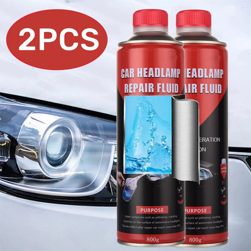 2PCS Headlight Repair Liquid Polishing Car Headlights Cleaner Restoration Liquid Polymer Headligjht Besteam Liquid