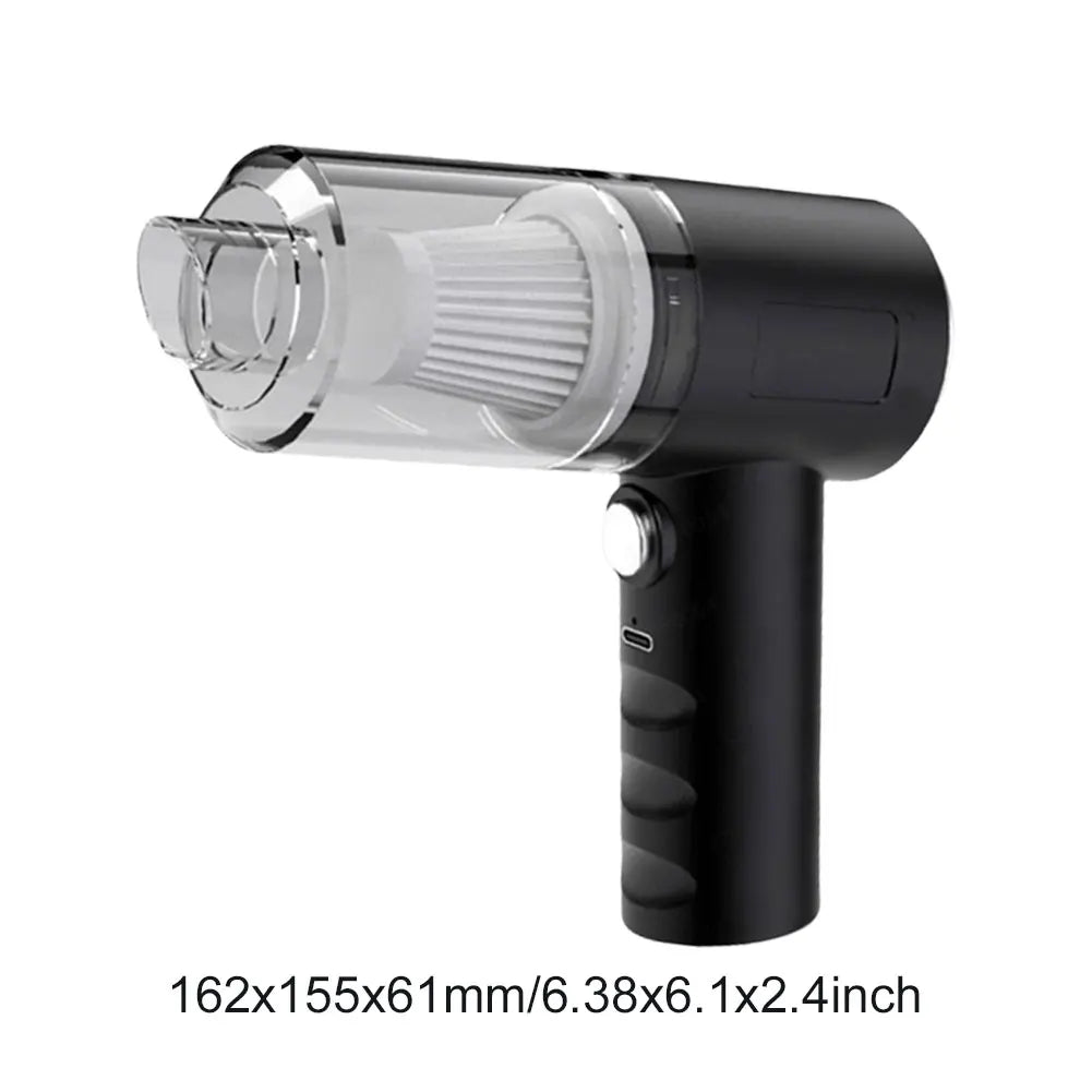 Car Vacuum Cleaner 120W High Power Portable Mini Vacuum Rechargeable Dust Buster Strong Suction for Car Home Office Pet