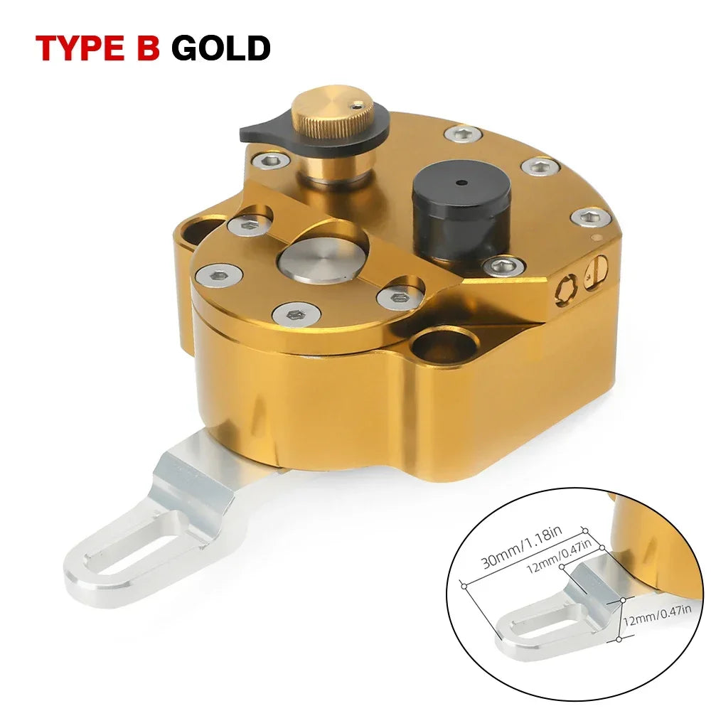 Steering Damper Stabilizer Motorcycle Accessories Universal Reversed Safety Control Adjustable For YAMAHA For HONDA For KAWASAKI