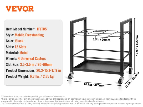 VEVOR Blueprint Storage Rack Slots for Construction Plan Map Poster Architectural Blueprint File Holder for Home Office School