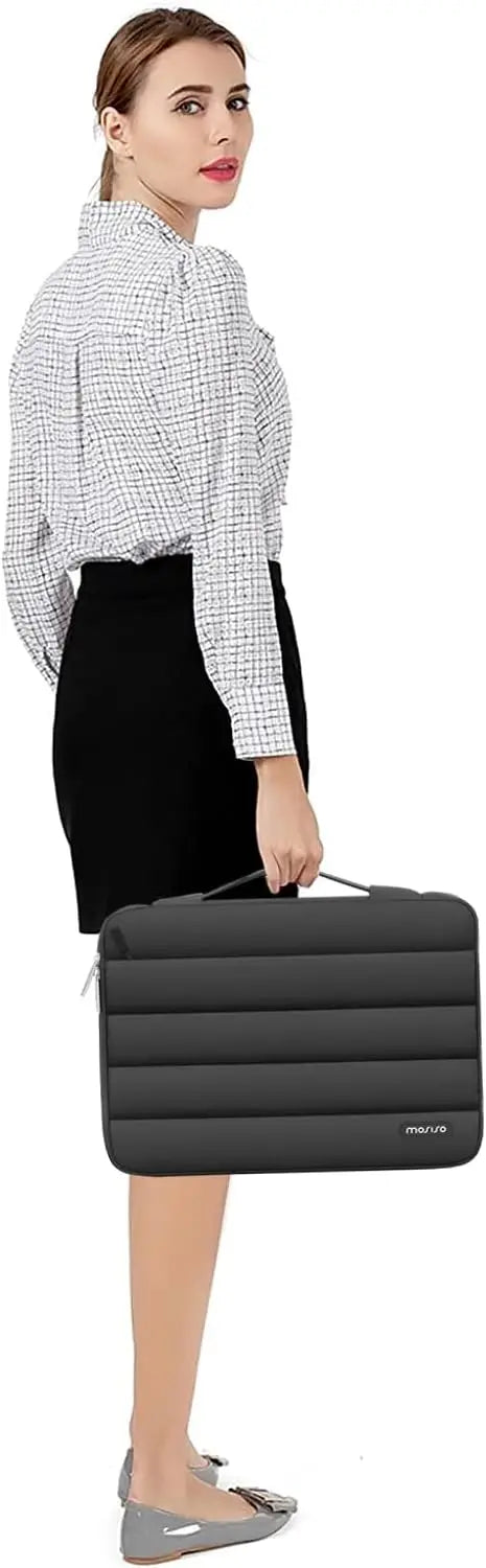 Laptop Briefcase Sleeve for MacBook Air Pro M4 M3 M2 M1 13 14 15 15.6 16 inch HP Dell Lenovo Asus Notebook Computer Bag Case