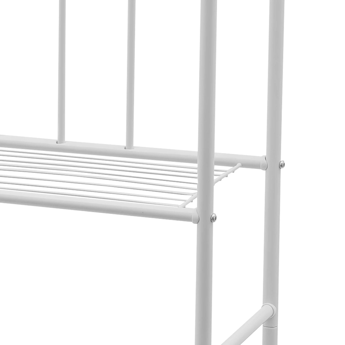 24.8*13.39*69.69 Inch 3-Tier Toilet Storage Rack Floor Standing Toilet Bathroom Organize Shelf Easy to Clean