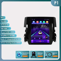 9.7" 7862 Android 13 Car radio for Honda Civic 2015-2020 tesla Style Multimedia player Carplay GPS navi Stereo 4G SWC Autoradio