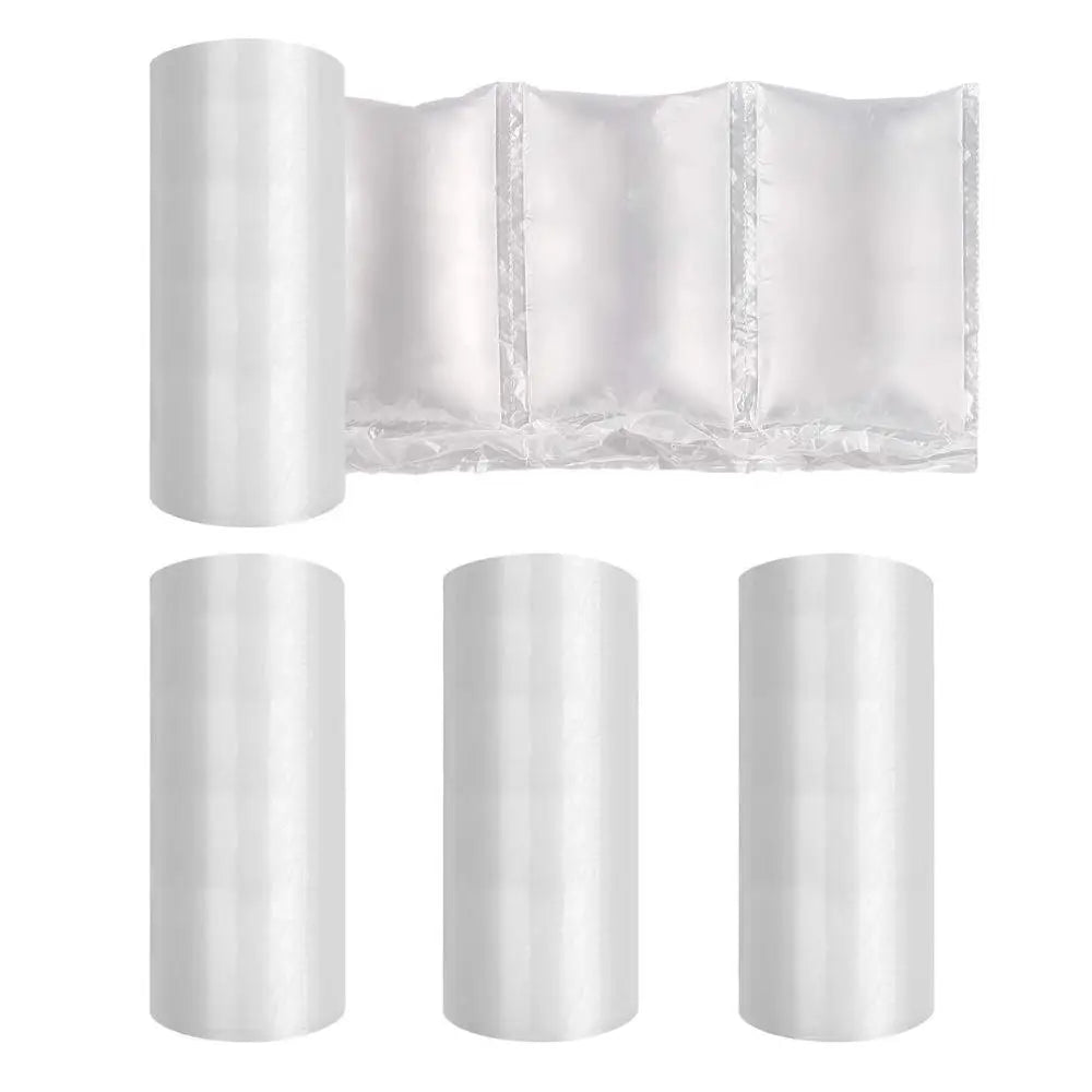 Air Cushion Film Roll 200mm x 100mm x 200m x 0.02mm Mailing and Moving Eco-Friendly Protection Air Bubble Bags Wrap Compatible