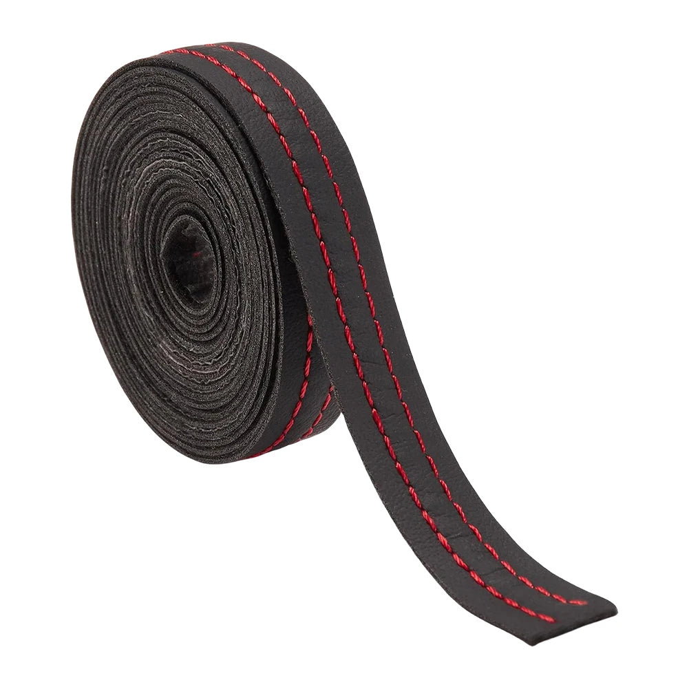 Car Mouldings Trim PU Leather Car Interior DIY Strips Self-Adhesive Dashboard Leather Decorative Line Car Interior Accessories