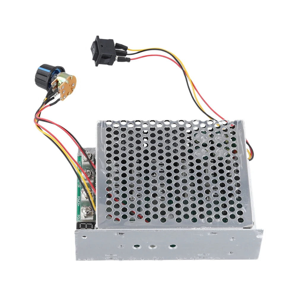 PWM DC Motor Speed Controller DC 10-55V Regulating Current DC Speed Controller 12V 24V 48V Forward/Reverse Electronic Components