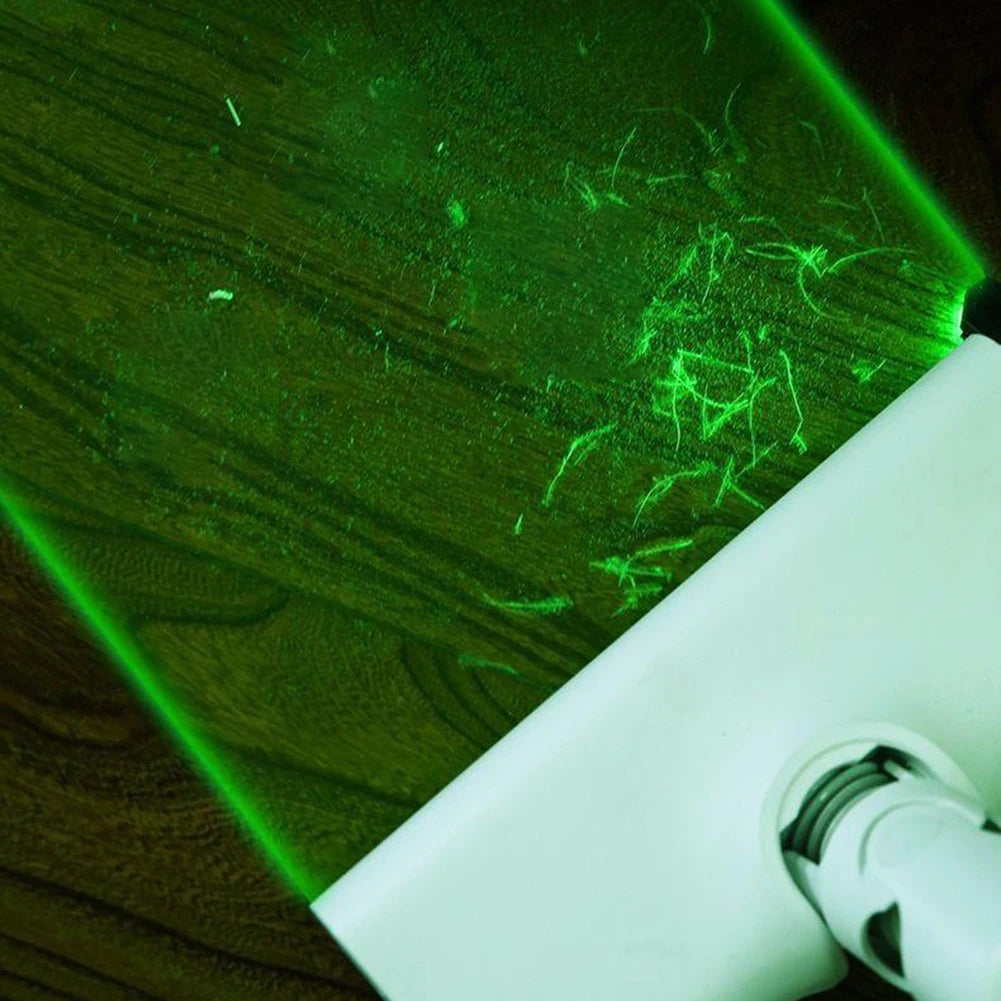 Vacuum Cleaner Laser Light Green Light Clean Up Hidden Dust Pet Hair Human Hair Dust Detection Light for Dyson for Home Pet Shop