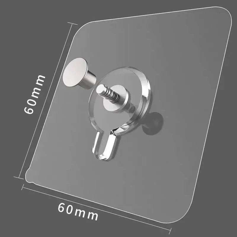 Strong Non Perforated Adhesive Hook kitchen Wall Hook Bathroom Crochet Home Organization and Storage Kitchen Accessories