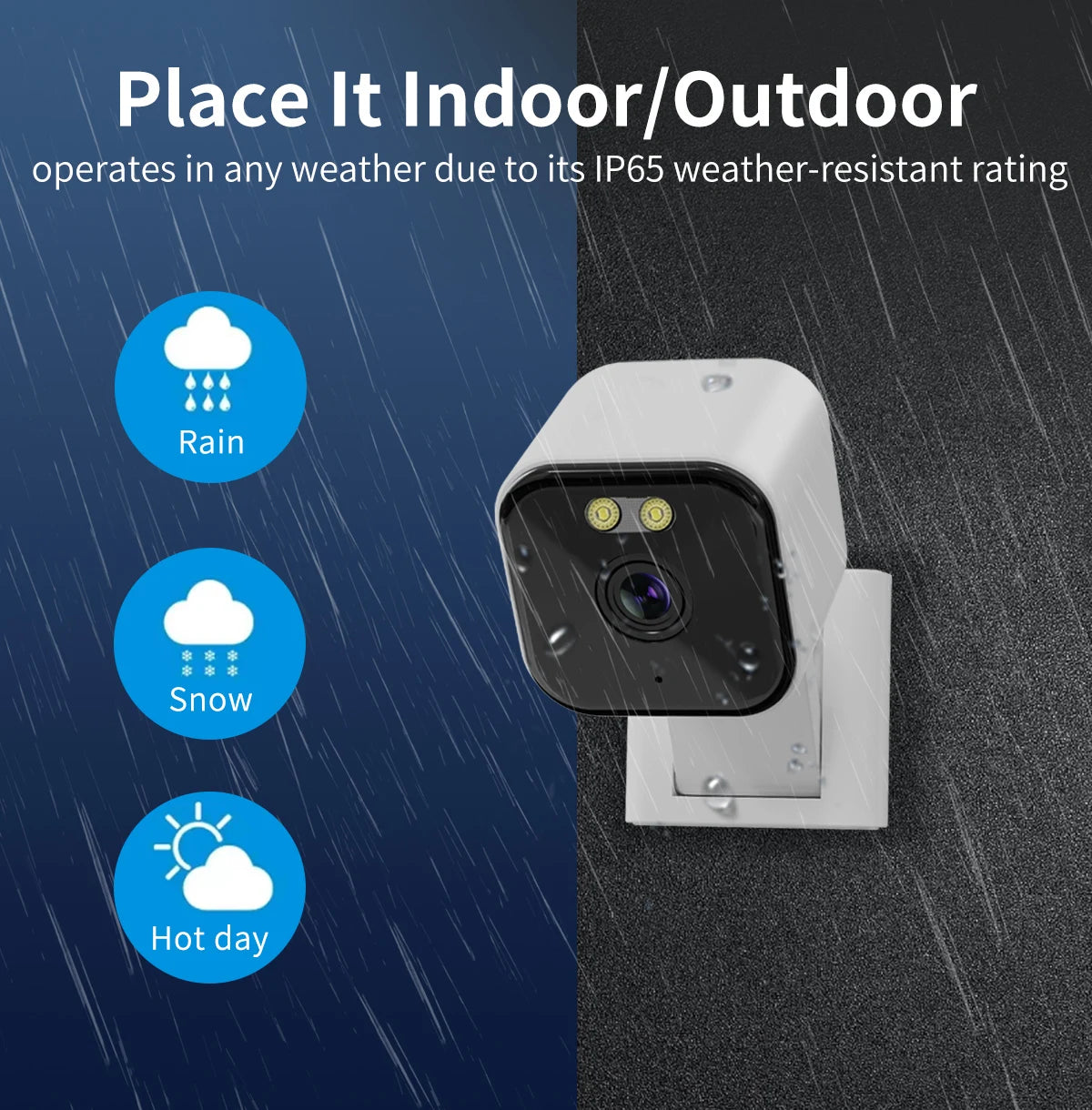 Mini surveillance camera, indoor/outdoor security camera,Home camera,Baby sitter Cam Easy installation,Two-way audio frequency