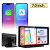 Carplay Screen for Car, 7" HD Portable Car Stereo Touch Screen with Wireless Android Auto, Backup Camera, Car Audio Receivers wi