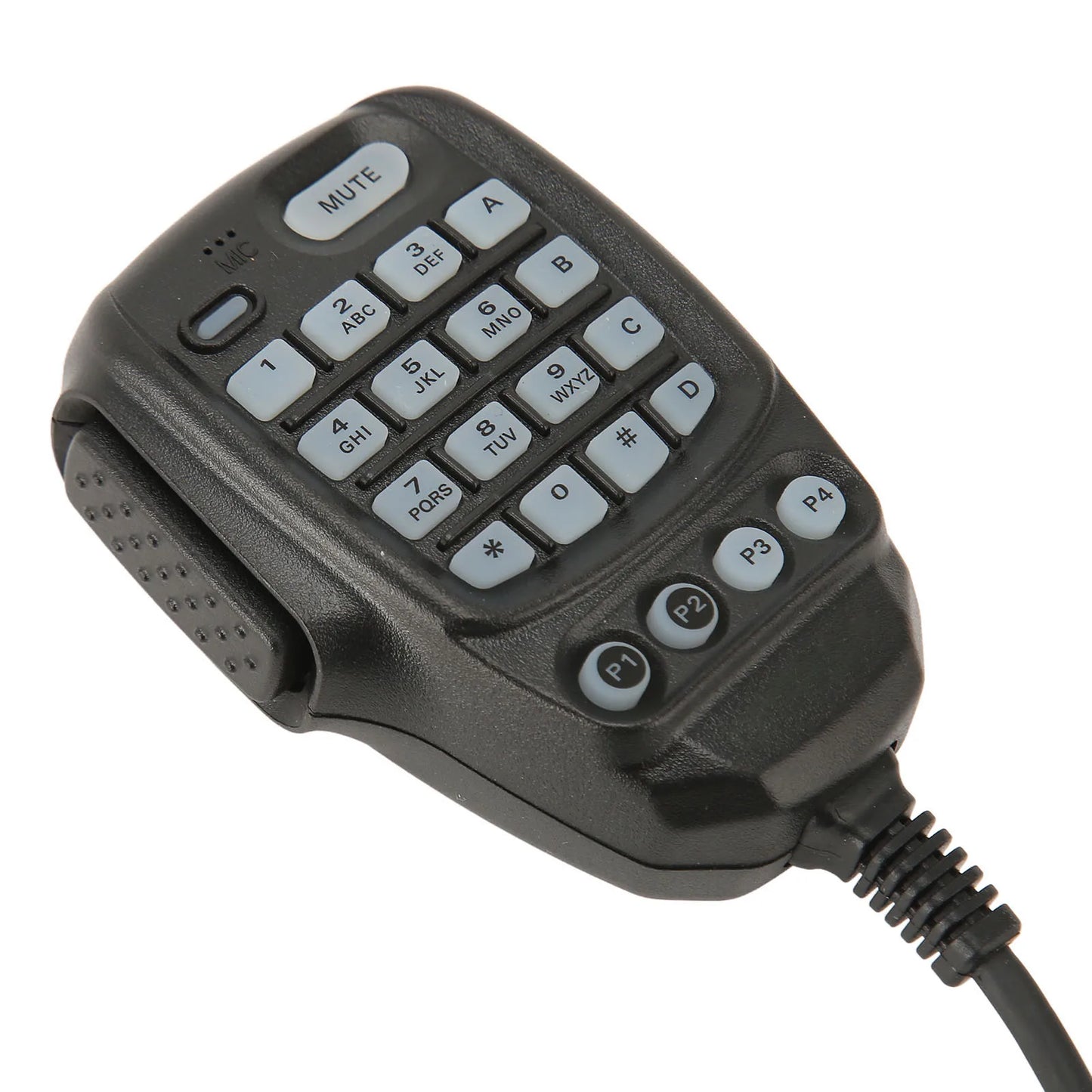 Walkie Talkie Speaker Microphone High Tensile Strength 2 Way Radio Microphone ABS Clear Sound for 1907R for 300DR for FT 7900R