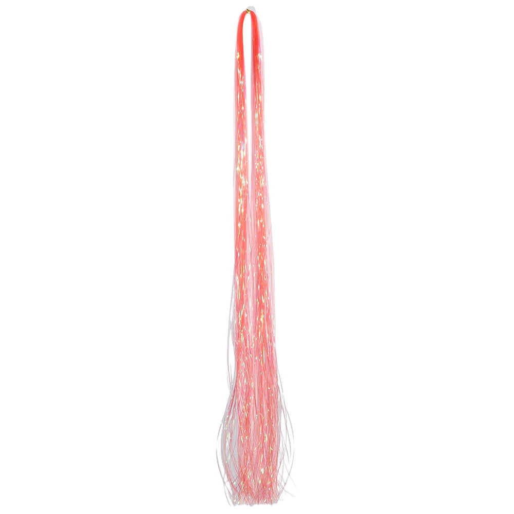 1PC Glitter Tinsel Shiny Fairy Hair Tinsel Sparkling Tinsel for Women Girls Hair Accessories for Cosplay Party
