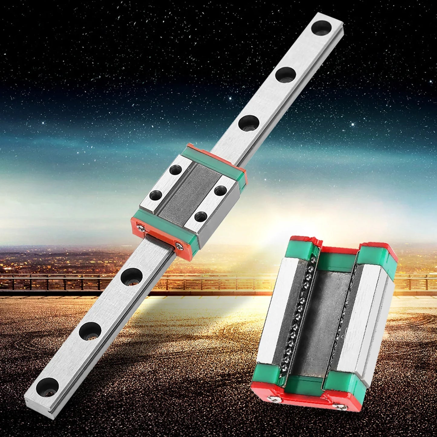 1pc LML9B Miniature Linear Rail Rail 150mm Width Slide Block Linear Rail Linear Rail Carriage Linear Motion Rail