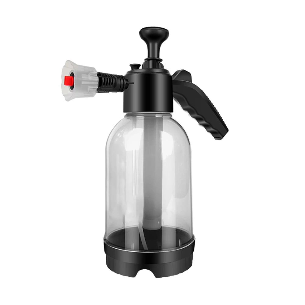 Foam Watering Can 2L Large Capacity Manual Watering Flower Pot Portable Dual-use Foam Auto Cleaning Tool Car Wash Foam Sprayer