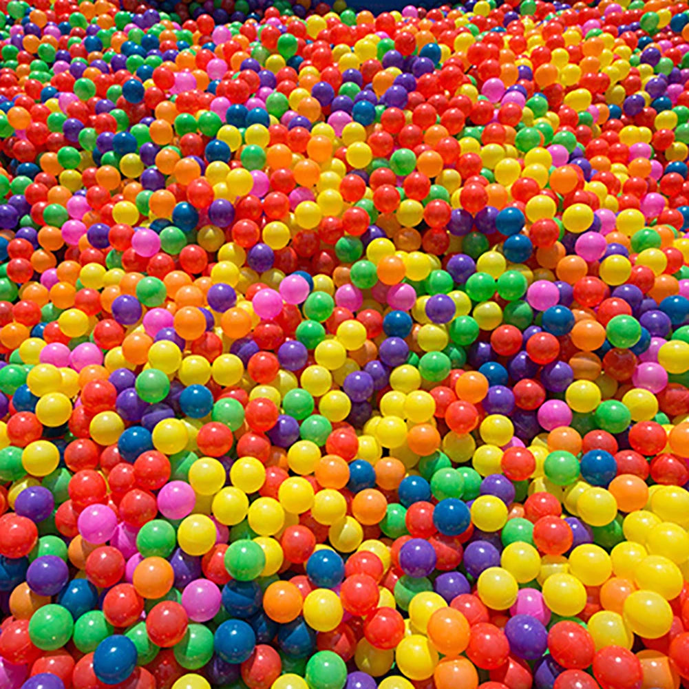 100PCS Outdoor Sport Ball Colorful Soft Water Pool Ocean Wave Ball Baby Children Funny Toys Eco-Friendly Stress Air Ball 