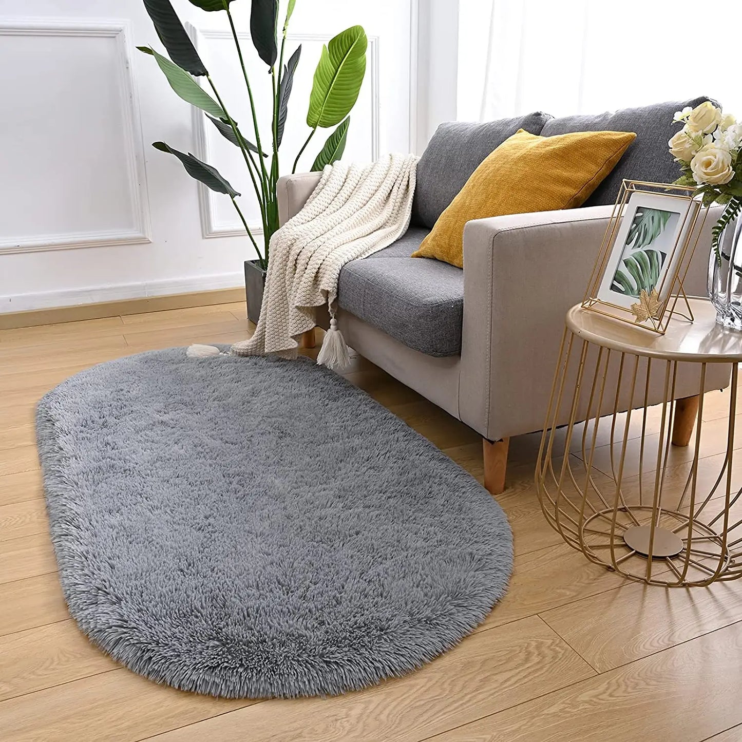Luxury Velvet Fluffy Carpet Soft Children Rugs Room Mat Modern Shaggy Area Rug for Bedroom Bedside Home Decor